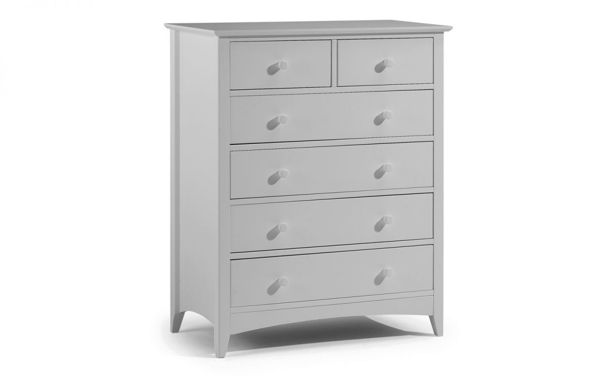 Carbis 4+2 Drawer Chest - Dove Grey