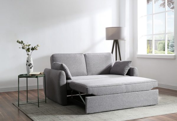 St Michael Sofabed in grey - open