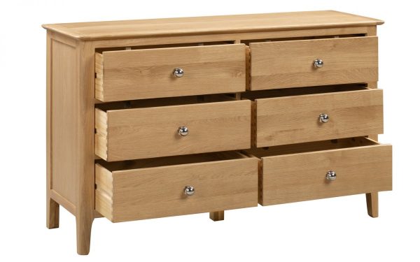 Porthcurno 6 Drawer Wide Chest 3