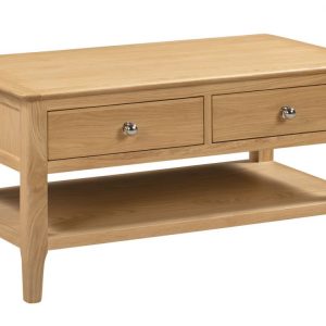 Porthcurno Coffee Table with 2 Drawers