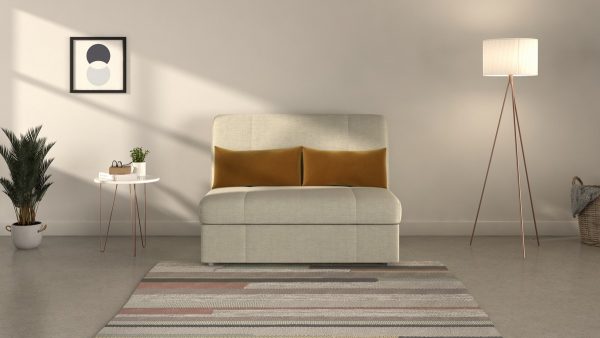 4ft Bodmin Sofabed - Piero colour with cushions